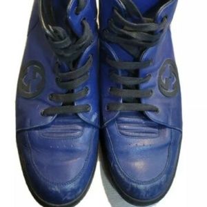 Gucci Mens 247476 Hi-Top Sneakers/Trainers Size: 9.5EU/10.5US